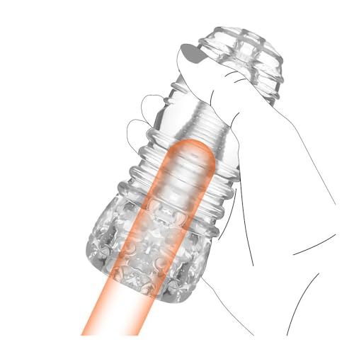 Dual-Entrances-Male-Masturbator-Sex-Toys-for-Adult-Male-Masterburbater-Pocket-Pussy-Penis-Training-Toy-Bump-Beads-Stimulation-Reusable-Penis-Blowjob-Stoker-Masturbator-Cup-for-Men-Discreet-Package