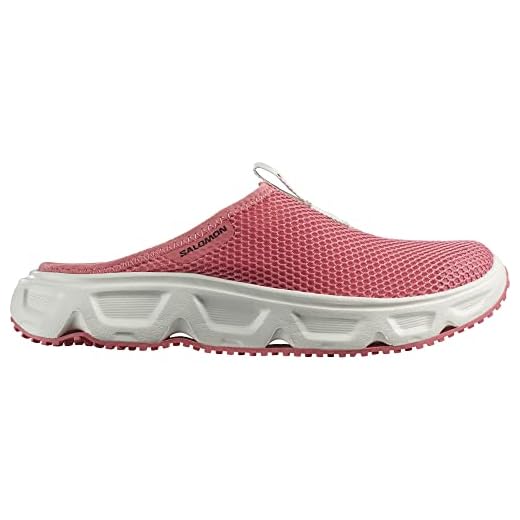 Salomon Damen Reelax Slide 6.0 Slipper, Tea Rose Hite Vanilla Ice, 44 EU