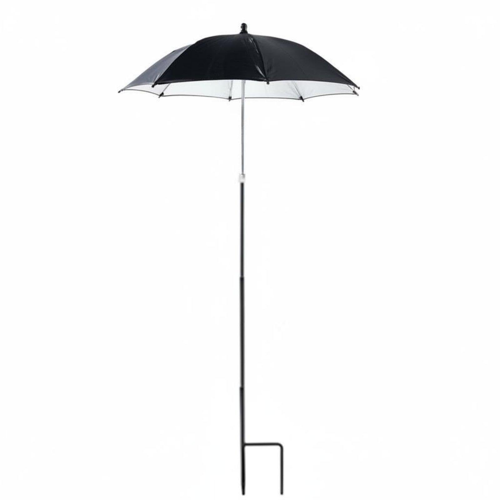 Club Bollywood®Plant Umbrella Sun Protection Plant Outdoor Use Tiny Patio Umbrella for Balcony Black|Home & Garden|Yard, Garden & Outdoor Living|Garden Structures & Shade|Umbrellas-image-5