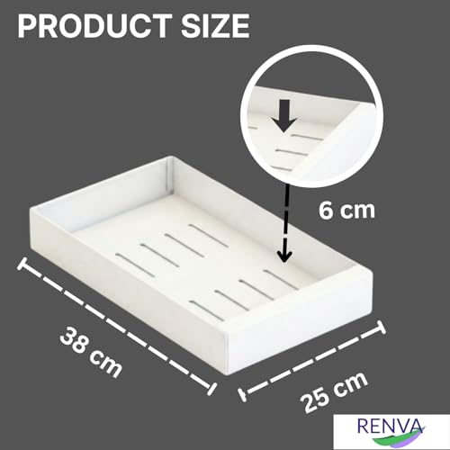 Image of RENVA Pull Out Cabinet Organizer for Kitchens,Pull Out Drawers for Kitchen Cabinets,Sliding Drawers for Cabinets Heavy Duty Roll Out Shelf Storage For Kitchen,Bedroom Office