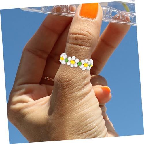 Bijoux à la mode sans irritation | 5 bagues tendance en plastique légères - 7