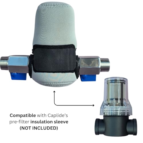 Image of Pre Filter Cold Plunge pre Filter. 80 Mesh. 3 /4 inch Threaded Female connectors. Cold Plunge in-line pre-Filter. Protect Your Cold Plunge Chiller and Pump.