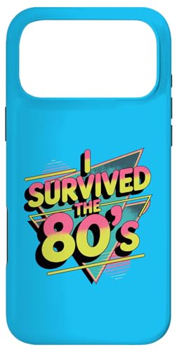 I Survived the 80s ���g�� 1980�N�� �m�X�^���W�A �A�[�g �r���e�[�W�f�U�C�� �X�}�z�P�[�X iPhone 17 Pro Max �p