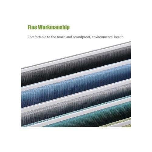 Worpace s - Divisori acustici da scrivania, separatori indipendenti per biblioteca, aula e ufficio, verde, 80 x 30 cm, confezione da 2