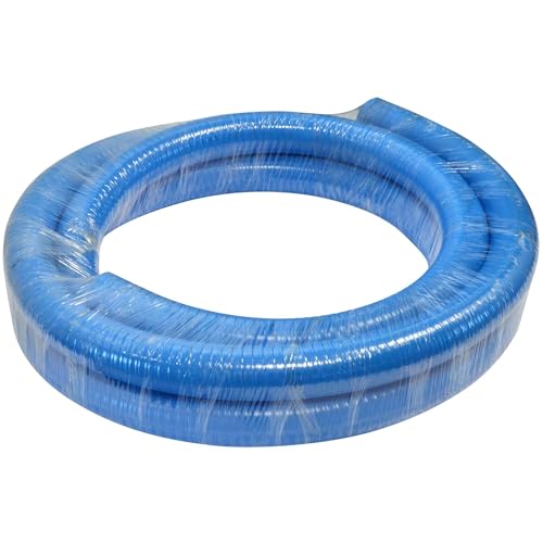 Jardibric - Tube PVC Souple pour Piscine - Spécial Eaux Chlorées - Ø50 mm - Longueur 5 mètres - Solution Durable et Résistante pour Systèmes de Piscine.
