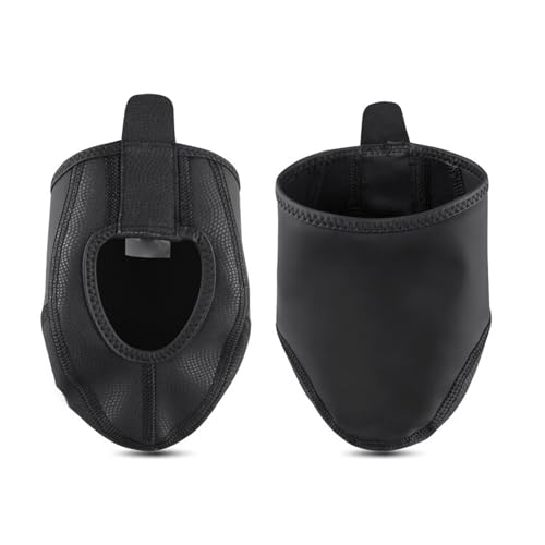 Cubre Zapatillas de Ciclismo de Invierno Cortas con Punta Abierta, Cortaviento y Térmicas, Reflectivas para Montaña y Ruta, 1 Par