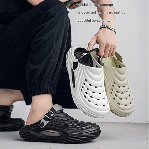 Breathable Slip-On Sandals for Men, Non Slip Beach Shoes, Outdoor Sports Slides Slippers for Walking, Travel & Casual Wear2