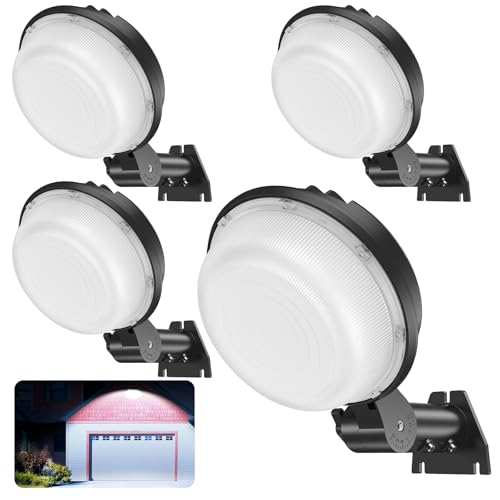 150W LED Barn Light 21000LM Yard Area Light Dusk to Dawn Outdoor Lighting with Photocell 5000K Daylight IP65 Waterproof LED Flood Security Parking Lot Lights for Street Farmhouse Garage, 4 Pack