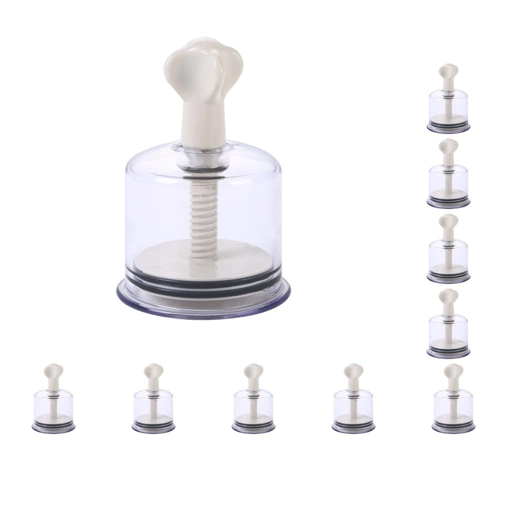 10 zestaw chińskich kubków Acupoint Vacuum Twist przyssawka urządzenie fizyczne 110 x 73 mm