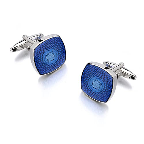 Image of S&W Wedding Cufflinks for Men Cuffs with Gift Box Business for Tuxedo Shirt