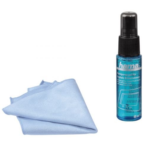 Hama Gel nettoyant pour Cadre Photo numérique avec Chiffon Microfibre