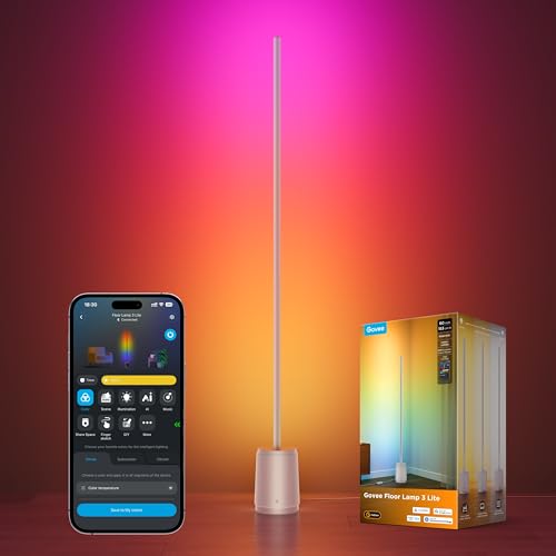 Lámpara de pie inteligente Govee para solucionar la iluminación apagada del salón