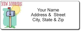 Stonehouse Collection New Address Return Address Labels, 90 Labels, 30 Sheets, 1 x 2.75 inches, Change of Address Label (Mailbox)