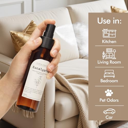 Image of Eucalyptus Fragrance Room Spray, Long Lasting Air Fresheners for Home, Room Air Freshener & Odor Eliminator, 2 x 4.06 fl oz