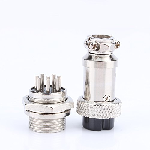 Conector metálico GX16 aviación grado IP67 5A miniatura 6