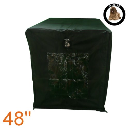Waterproof Cage Cover for Dog Cage XXL 48-inch Black