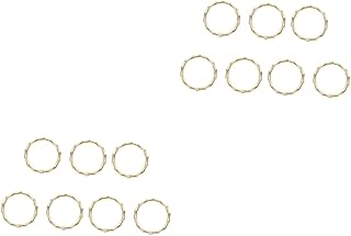 Didiseaon 14 Peças Anel De Argola Anel De Ligação Ferramenta Diário Fichário De Folhas Soltas Livros Anel De Metal Único Livro Círculo Fichário Anel De Livro Escritório Folha Solta Caderno