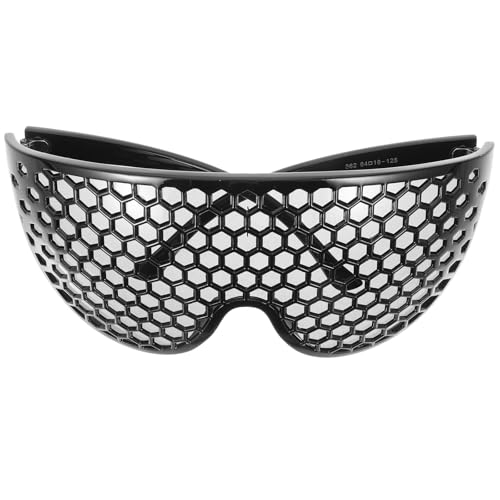 FOMIYES Gafas de Sol Huecas Extragrandes para Exteriores Diseño de Nido de Abeja para Ciclismo Gafas de Sol de Moda para Fiesta de Verano