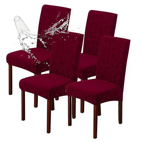 Waterproof Dining Room Chair Covers, Stretch Parsons Chair Slipcovers