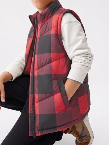 Image of Meikulo Boys Puffer Vest Zip Up Quilted Gilet Sleeveless Jackets