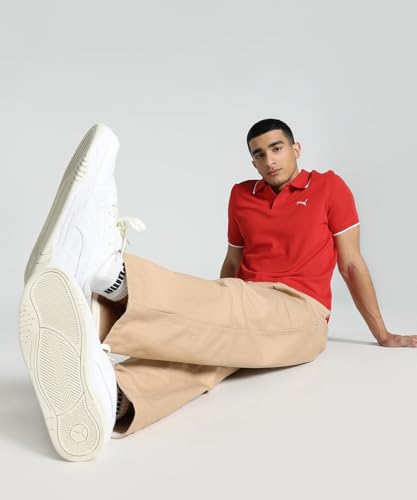 Image of Puma Men's Solid Slim Fit T-Shirt