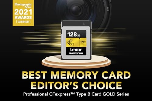 Professional Serie GOLD Scheda Cfexpress 128 GB, tipo B Scheda CF, Lettura fino a 1750 MB/s, Adotta PCIe 3.0 NVMe, Scheda di Memoria per Fotografi Professionisti, Videografi(LCXEXPR128G-RNENG) - RAM - Immagine 1