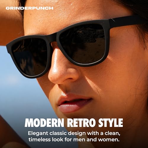 Image of grinderPUNCH Womens Polarized Sunglasses UV400 Protection Classic Retro Driving Sun Glasses Trendy Fashion Shades