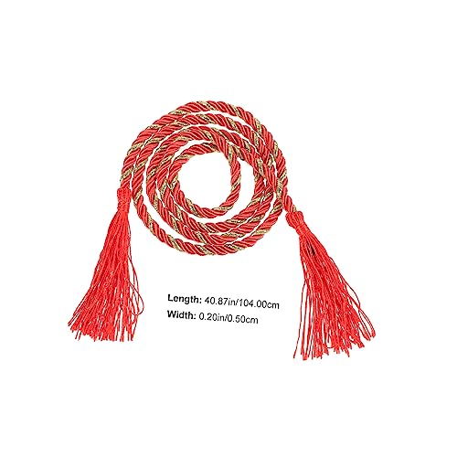 Japanese Style Tassel Waist Belt for Kimono and Yukata Women Durable Breathable Material Elegant Vintage Design for Weddings Parties and Costume Events2