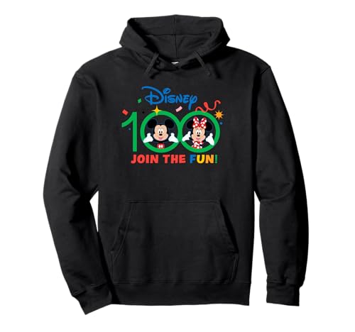 Sweat à capuche Disney 100 Mickey et Minnie pour les fans de l'univers magique