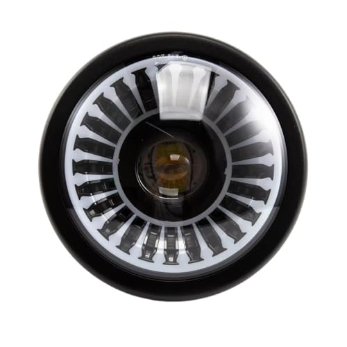 Phare de moto LED vintage 6,5 pouces pour Sporter Softtail et feux de route universel custom