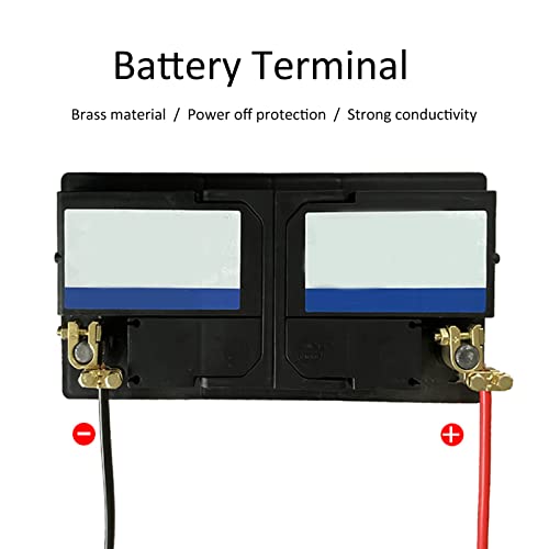 Terminal de bateria de poste superior, conector de bateria de carro de alta resistência positivo neg