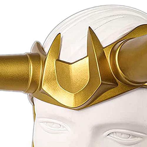 Cafele Superhero Helmet Horns Cosplay, 2021 Tv Superhero Series Movie Thor Ragnarok Superhero Crown Mask Cosplay Halloween Costume Accessories (Superhero Helmet) #TOP5