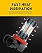 AUXITO H8 H11 H16 LED Fog Light Bulbs High Power 1800 Lumens 6500K Xenon White Replace for Fog Light or DRL,Pack of 2