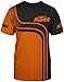 HongXuePoP T-Shirt da Uomo Stampata in 3D per K.TM Estate Magliette Casual Manica Corta Sfumatura di Colore Magliette E Camicette Magliette Sport Weatshirt Casual Jersey,Giallo,5XL