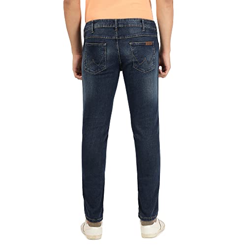 Image of Wrangler Men's Skanders Slim Fit Low-Rise Jeans