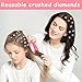 Hair Gem Stamper Kit for Girls, Bling Hair Jewels with Sparkling Diamonds, Fun Hair Styling Tool & Creative Play Toy, Birthday Gift for Kids Ages 4-12