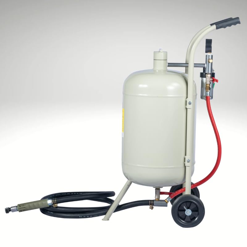 BPAC Sableuse Portative 40 L - Aerogommeuse Mobile à Pression Pneumatique