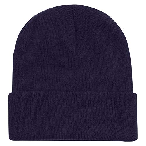 American Apparel Unisex Cuffed Acrylic Lined Beanie, Navy, One Size #TOP26