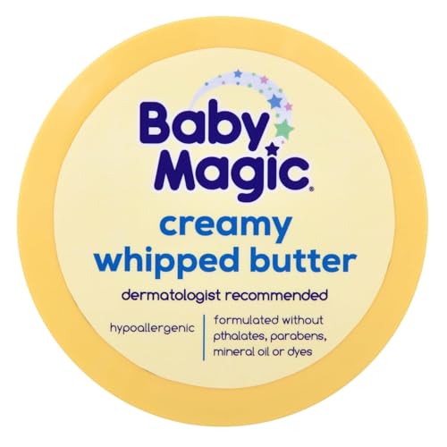 Image of Baby Magic Creamy Whipped Butter, Soft Powder Scent, 8.4 Ounce (Pack of 12)