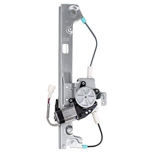 Image of TRQ Rear Left Power Window Regulator & Motor Assembly Drivers Side Compatible with 2000-2007 Ford Focus FO1550112