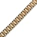 Gilden Ladies Expansion 9-16mm Custom Length Stainless Steel Watch Band 124-YL (Fits 9-13mm lugs, Custom Length, Gold)