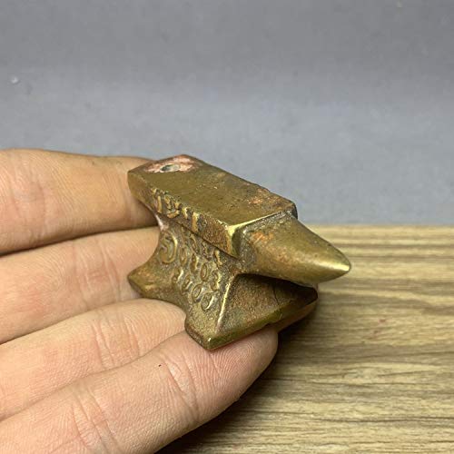 US brass Anvil真鍮オブジェ
