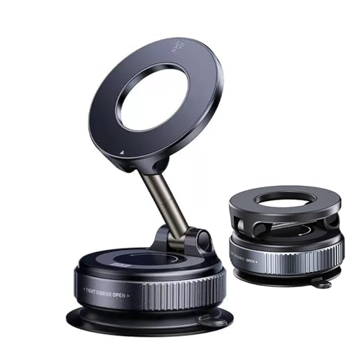 JXBCGAL Soporte Móvil Coche para Magsafe, Rotación 360°, Soporte Magnético para Teléfono de Coche, Accesorios para Coche Compatible con iPhone 16/15/14/13/12 y Todos los Smartphones