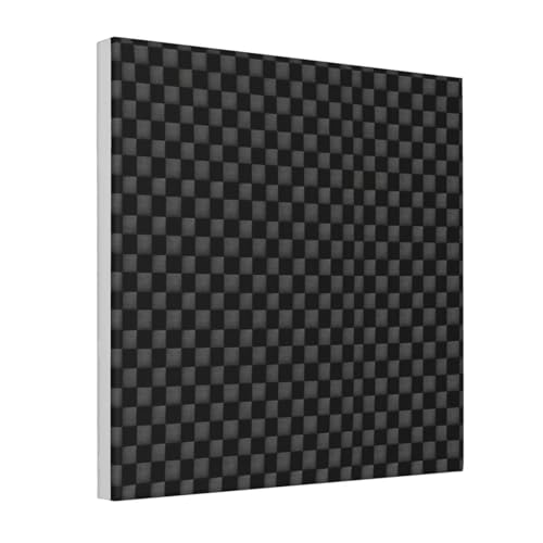 Lienzo estético de cuadros negros Woshuwo con marco de calidad para pared, 30x30