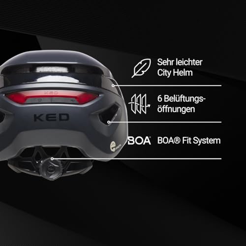 KED Fahrradhelm Mitro UE-1 für E-Bike, City und Pendler