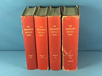Hardcover The Mennonite Encyclopedia, 4 volumes, complete as issued. A Comprehensive Reference Work on the Anabaptist-Mennonite Movement Book