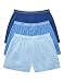 Calvin Klein Men's 3-Pack Cotton Classic Knit Boxer, Blue Assorted, Large