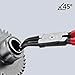 KNIPEX - 44 31 J22 Tools - Circlip Pliers, Internal, 45 Degree Angled, Forged Tip, 3/4