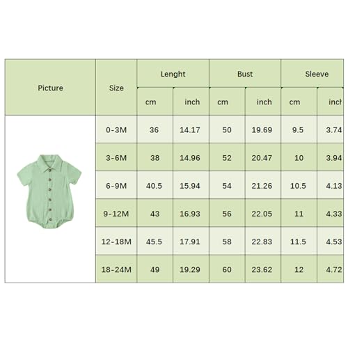 Sasaerucure SRC-L6VLWRWQRDWPOB1 Infant Baby Girl Boy Summer Romper Bodysuit Linen Solid Short Sleeve Jumpsuit One Piece Outfits Summer Clothes thumb #6