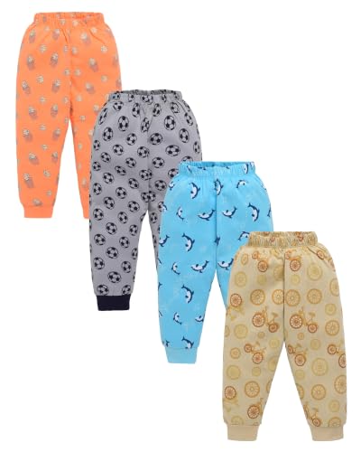 Image of LuvLap Baby Boys & Girls 100% Cotton Pyjama Pack of 4